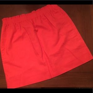 NWT- J.Crew Coral Mini-Skirt